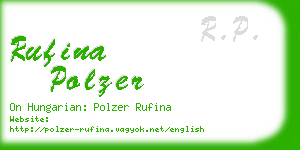 rufina polzer business card